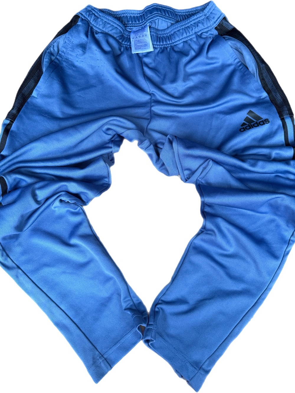 adidas Kids Royal Blue Jogger Sweatpants with Black Accents